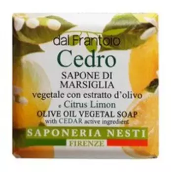 Мыло Nesti Dante Dal Frantoio Cedro Olive Oil Vegetal Soap