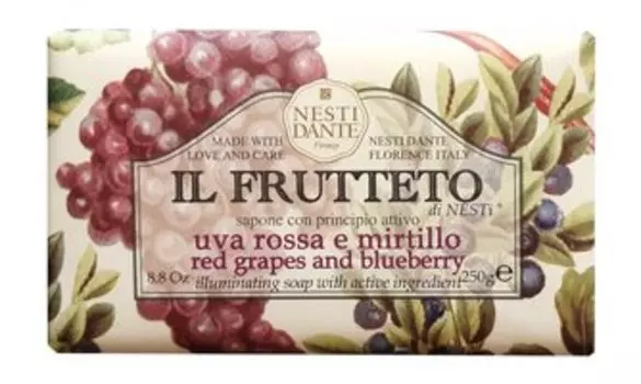 Мыло Nesti Dante Красный виноград и голубика Мыло