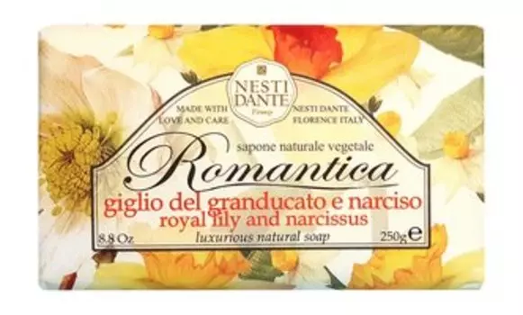 Мыло Nesti Dante Романтика королевская лилия и нарцисс Мыло