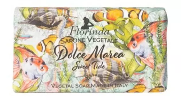 Мыло с ароматом белого мускуса и розового перца Florinda Vegetal Soap Sweet Tide