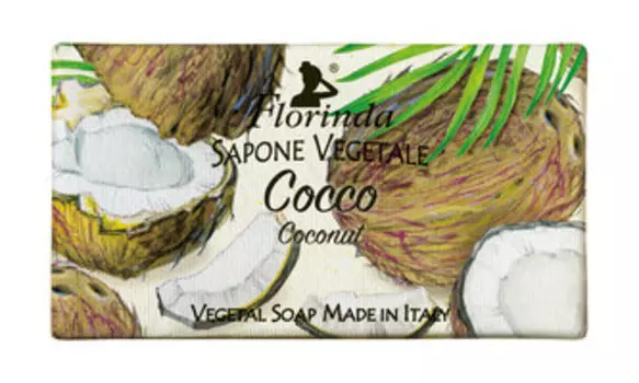 Мыло с ароматом кокоса Florinda Soap Coconut