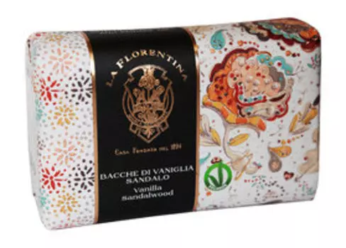 Мыло с экстрактами ванили и сандалового дерева La Florentina Soap Vanille and Sandal Wood