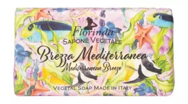 Мыло с цветочным ароматом Florinda Vegetal Soap Mediterranean Breeze
