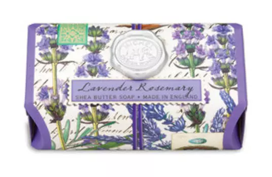 Мыло в бумажной обертке Michel Design Works Lavender Rosemary Shea Butter Soap