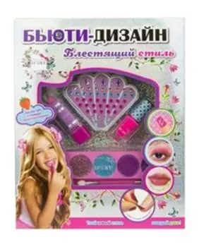 Набор декоративной косметики для детей Lukky Бьюти-дизайн Набор для макияжа Блестящий стиль I