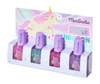 Набор детских лаков для ногтей Martinelia Little Unicorn Nail Polish Set