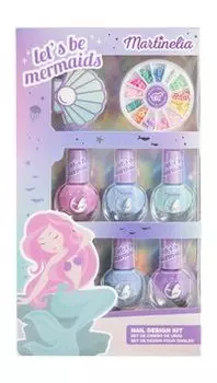 Набор детской косметики для ногтей Martinelia Let's Be Mermaid Nail Design Kit
