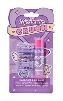 Набор детской косметики Martinelia Crush Hair Clips & Lip Balm Marshmellow