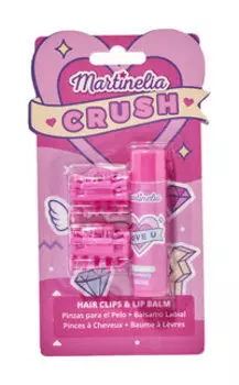Набор детской косметики Martinelia Crush Hair Clips & Lip Balm Strawberry