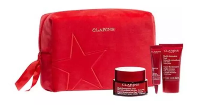 Набор для антивозрастного ухода за кожей лица Clarins Super Restorative Collection Set