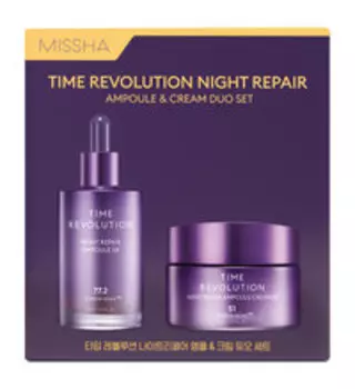 Набор для антивозрастного ухода за кожей лица Missha Time Revolution Night Repair