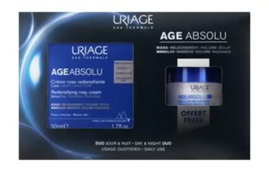 Набор для антивозрастного восстанавливающего ухода за кожей лица Uriage Age Absolu