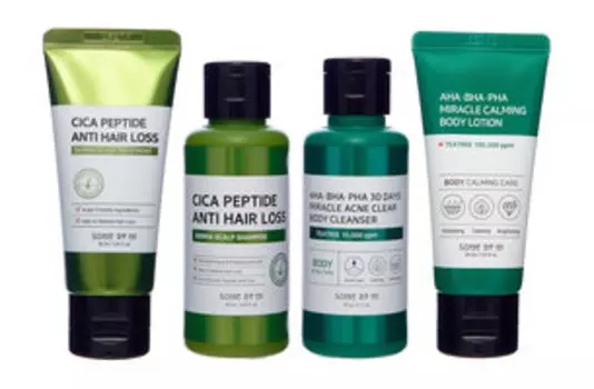 Набор для комплексного ухода за волосами и телом Some by Mi Miralce Hair & Body Starter Kit