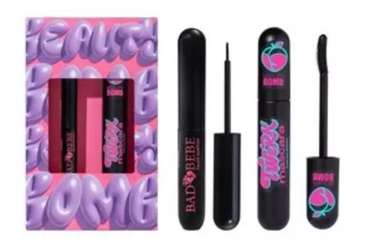 Набор для макияжа глаз Beauty Bomb Bad Bebe Liquid Eyeliner & Twerk Mascara Set
