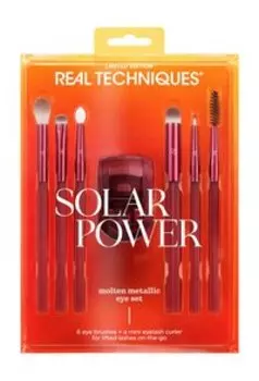 Набор для макияжа глаз и бровей Real Techniques Solar Power Molten Metallic Eye Set