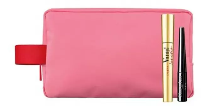 Набор для макияжа глаз в косметичке Pupa Vamp! Forever + Made to Last Liner Set Pink