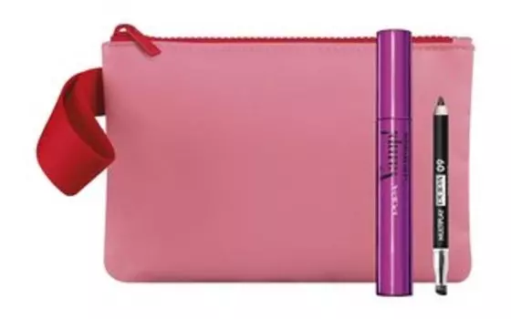 Набор для макияжа глаз в косметичке Pupa Vamp! Lash Extender + Multiplay Set Pink
