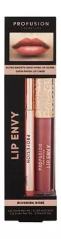 Набор для макияжа губ Profusion Lip Envy Ultra Smooth High Shine Lip Gloss & Satin Lip Liner Duo