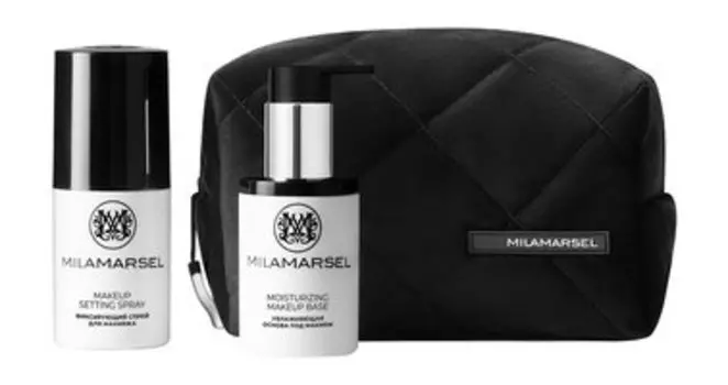 Набор для макияжа лица в косметичке MilaMarsel Набор для безупречного макияжа