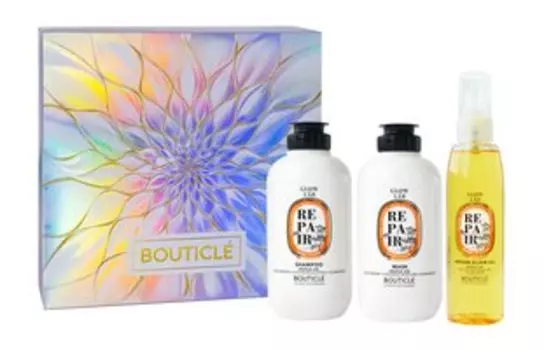 Набор для питания и восстановления волос с аргановым маслом Bouticle Glow Lab Repair Hair Set