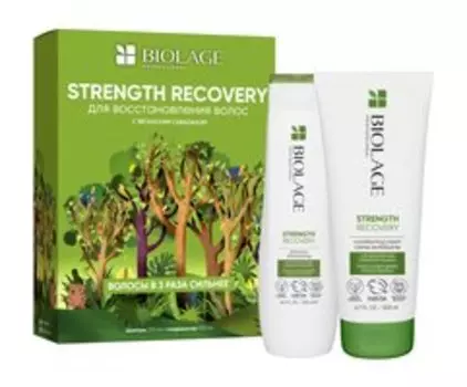 Набор для поврежденных и ломких волос Biolage Strength Recovery