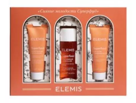 Набор для сияния кожи лица Elemis Superfood Glow Trio Mini Set