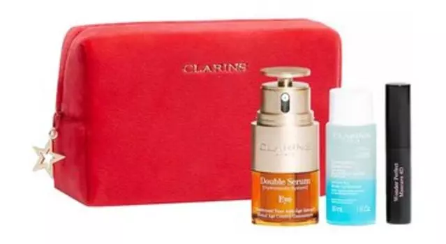 Набор для ухода и макияжа глаз Clarins Double Serum Eye Collection Set