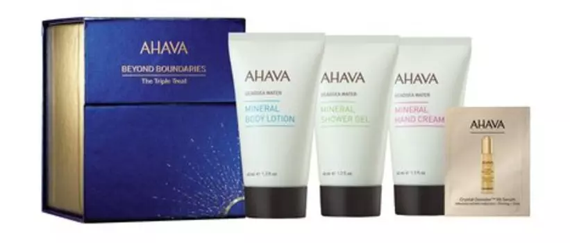 Набор для ухода за кожей лица и тела с водой Мертвого моря Ahava Beyond Boundaries the Triple Treat Set
