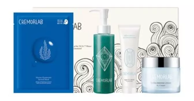 Набор для ухода за кожей лица с морскими водорослями Cremorlab Special Moisure Set