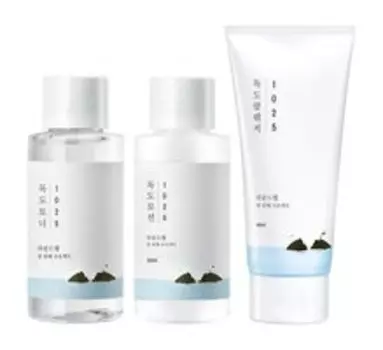 Набор для ухода за кожей лица с морской водой Round Lab 1025 Dokdo On the Go Kit