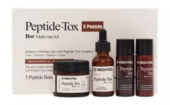 Набор для ухода за кожей лица с эффектом ботокса и пептидами Medi-Peel Peptide-Tox 5 Peptide Bor Multi Care Kit