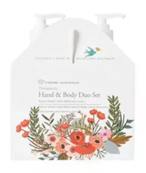 Набор для ухода за кожей рук и тела с маслами розы и ветивера Empire Australia Therapeutic Hand & Body Duo Set Rose & Vetiver