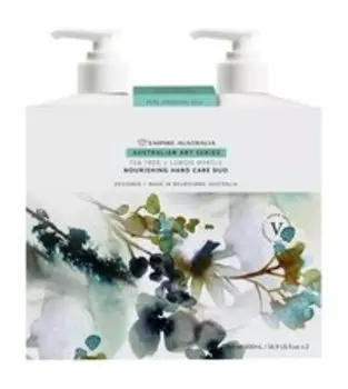 Набор для ухода за кожей рук с маслами чайного дерева и лимонного мирта Empire Australia Australian Art Series Teatree + Lemon Myrtle Nourishing Hand Care Duo
