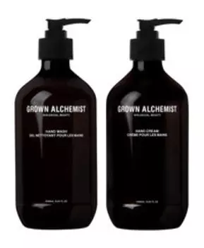 Набор для ухода за кожей рук в стеклянных флаконах Grown Alchemist Limited Edition Amber Glass Bottle Handcare Kit