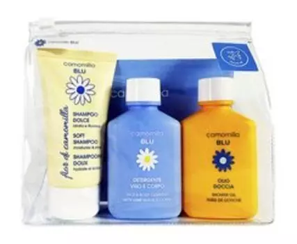 Набор для ухода за лицом, телом и волосами Camomilla Blu Travel Kit I
