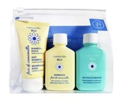 Набор для ухода за лицом, телом и волосами Camomilla Blu Fior Travel Kit
