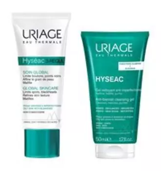 Набор для ухода за проблемной кожей, склонной к акне Uriage Promo Hyseac 3-Regul+ Hyseac Cleansing Gel