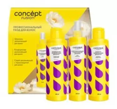 Набор для ухода за сухими и обезвоженными волосами Concept Fusion Fusion Ultra Moist