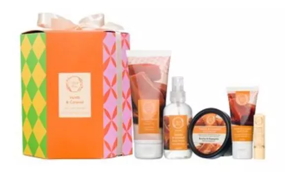 Набор для ухода за телом и губами с ароматом ванили и карамели Fresh Line Vanilla & Caramel Set 2024