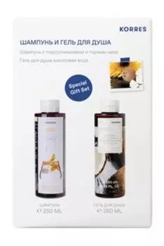 Набор для ухода за телом и волосами с экстрактами подсолнечника и горного чая и кокосовой водой Korres Sunflower and Mountain Tea & Coconut Water Special Set