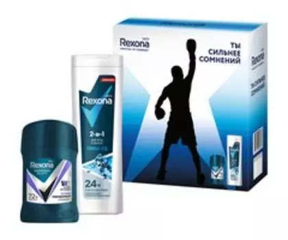 Набор для ухода за телом Rexona Men Ты сильнее сомнений Набор I