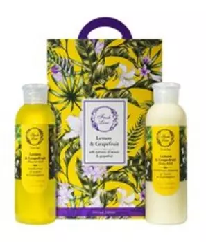 Набор для ухода за телом с ароматом лимона и грейпфрута Fresh Line Lemon & Grapefruit Body Set