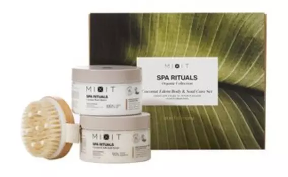Набор для ухода за телом с ароматом кокоса Mixit Spa Rituals Coconut Edem Body & Soul Care Set