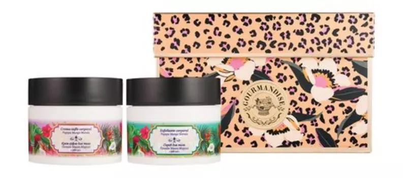 Набор для ухода за телом с экстрактами папайи, манго и марулы Gourmandise Safari Set