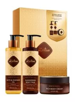 Набор для ухода за телом с маслом арганы Zeitun Express Restoration Ritual Set