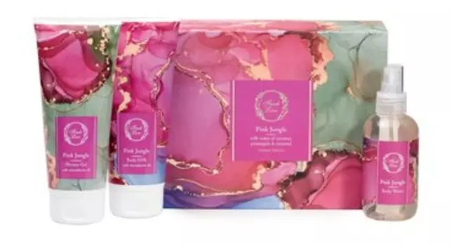 Набор для ухода за телом с тропическим ароматом Fresh Line Pink Jungle Set Limited Edition