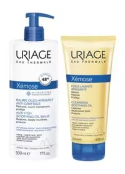 Набор для успокаивающего ухода для лица Uriage Xemose Set I