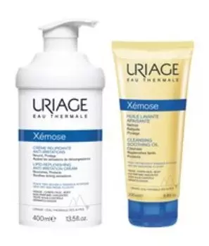 Набор для успокаивающего ухода для лица Uriage Xemose Set II