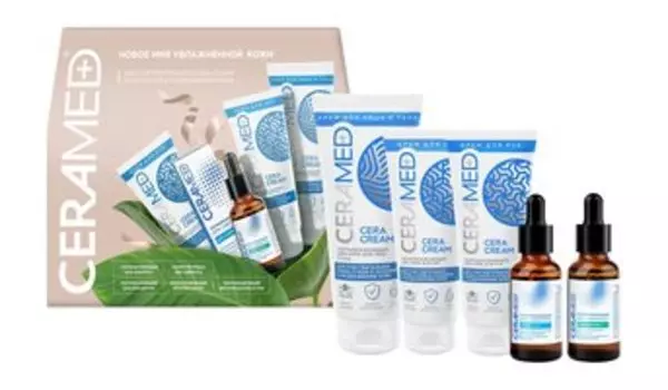 Набор для восстанавливающего ухода за кожей лица и тела Ceramed Express Recovery