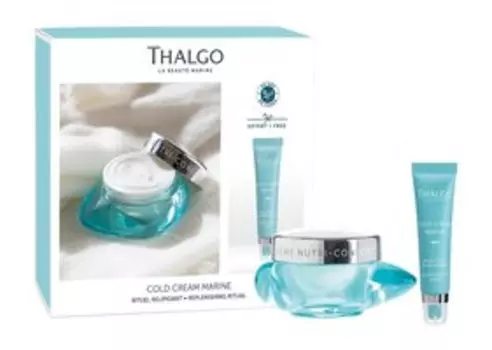 Набор для восстановления кожи лица и губ Thalgo Cold Cream Marine Replenishing Ritual Set